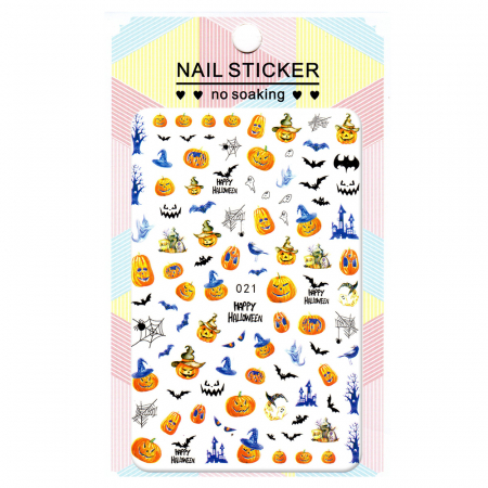 UNGHII - Sticker Lila Rossa pentru decor unghii, Halloween edition, nail art xf021