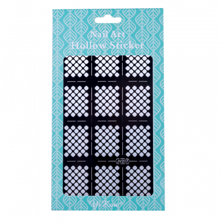 UNGHII - Sticker Lila Rossa pentru decor unghii, nail art, jv207