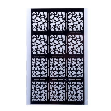 UNGHII - Sticker Lila Rossa pentru decor unghii, nail art, jv213