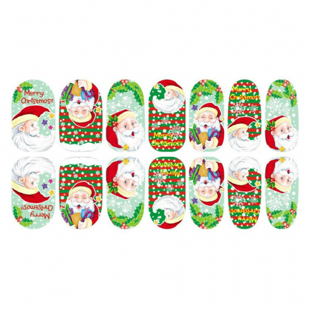 Sticker pentru unghii nail art, Lila Rossa, 14 in 1, nr 157 [0]