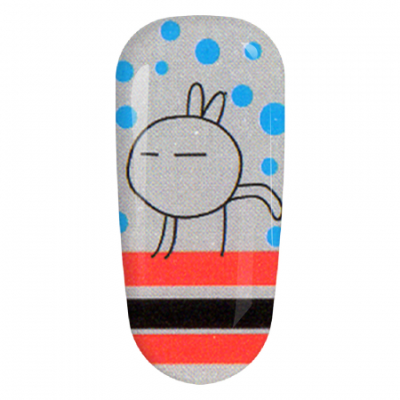 Sticker pentru unghii nail art, Lila Rossa, 14 in 1, nr 4 [3]