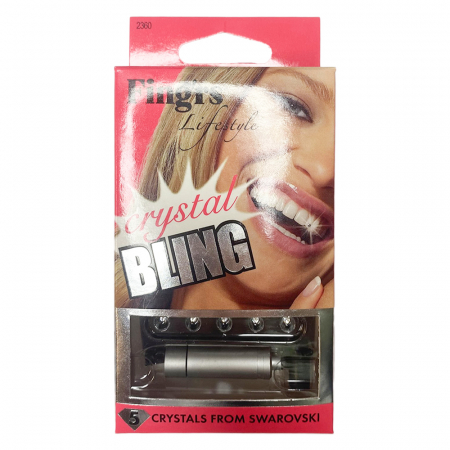 UNGHII - Strasuri de cristal pentru decorarea dinților cu lampa, 5 cristale, Fing'rs