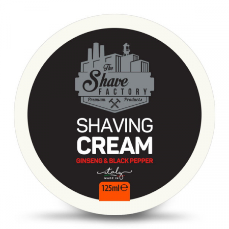 PAR - The Shave Factory Crema de ras pentru barbati Ginseng&Black Pepper 125ml