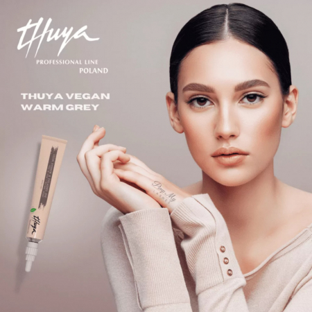 Thuya Vegan Line - Vopsea gri taupe pentru gene&sprancene Warm Grey 14ml [2]