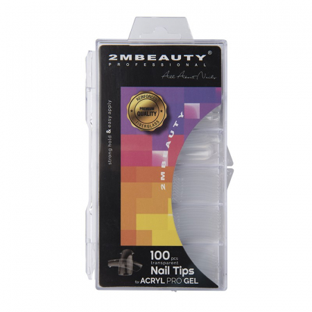 Tipsuri 2M Acryl Pro Gel 100 buc. [0]