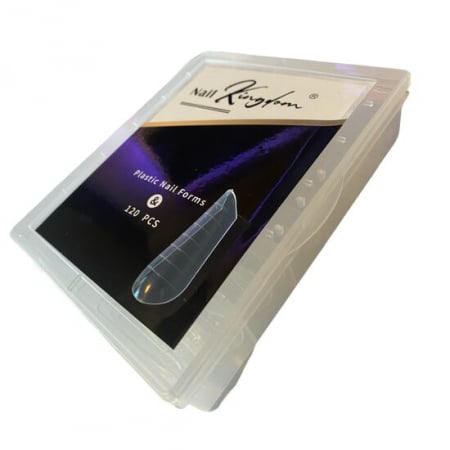 MyCosmetics - Tipsuri Smart Forms Migdala Ruseasca, 120buc, reutilizabile, full cover