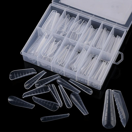 Tipsuri Smart Forms Migdala Ruseasca, 120buc, reutilizabile, full cover [4]