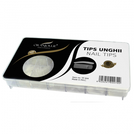 Tipsuri transparente Oranjollie 500 buc. [0]