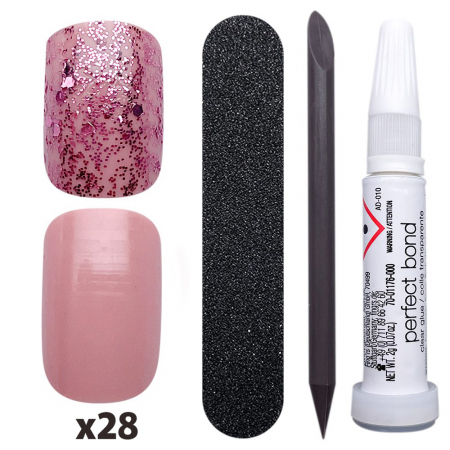 Tipsuri unghii false color press-on [1]