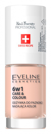 Tratament unghii 6 in 1 EVELINE Nail Therapy Nude 5ml [0]