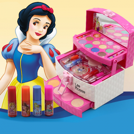 Trusa beauty Hi Lila Rossa girls, makeup copii si unghii, solubile in apa, machiaj printesa, copii de peste 5 ani [1]