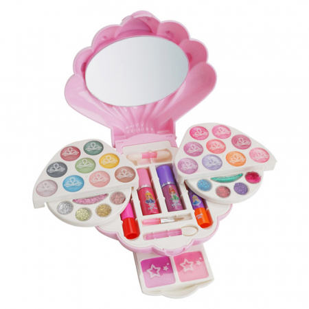 COPII - Trusa beauty Hi Lila Rossa girls, makeup copii si unghii, solubile in apa, tip scoica, copii de peste 5 ani
