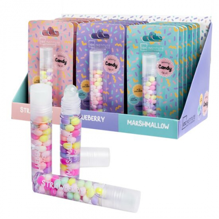 Import - Ulei de buze Candy diverse arome, 12208, Set 18, IDC Institute