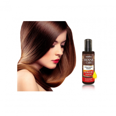 Ulei de ricin, pentru par, piele si unghii, Henna Care, Venita, 50ml [1]