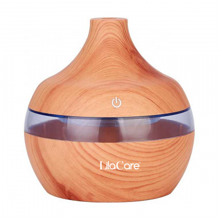 ACASA - Umidificator si difuzor aromaterapie Lila Care, ultrasonic, 300 ml, bej