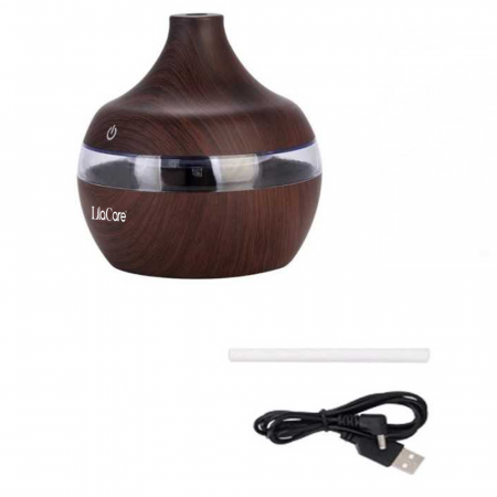 Umidificator si difuzor aromaterapie Lila Care, ultrasonic, 300 ml, maro [2]