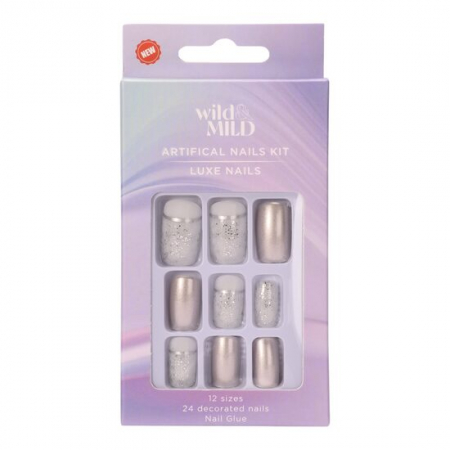 Import - Unghii false 084 Frosted Fantasy Wild & Mild N24