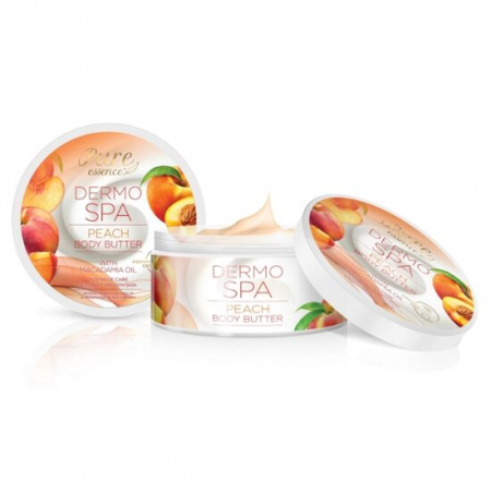 FATA, CORP - Unt de corp, Dermo Spa, Pure Essence, cu extract de Piersici si Ulei de Macadamia, 200ml