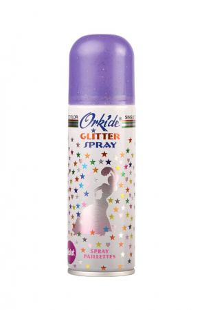 Vopsea par - Spray colorant temporar cu sclipici pentru par si corp Orkide Glitter 90ml