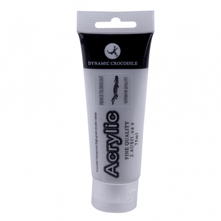 UNGHII - Vopsea acrilica Dynamic Crocodile, 75 ml, argintiu