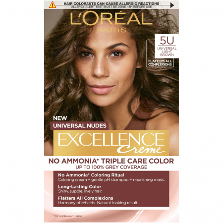 PAR - Vopsea de par permanenta fara amoniac L'Oreal Paris Excellence Universal Nudes 192ml