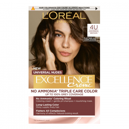 Vopsea de par permanenta fara amoniac L'Oreal Paris Excellence Universal Nudes 192ml [0]