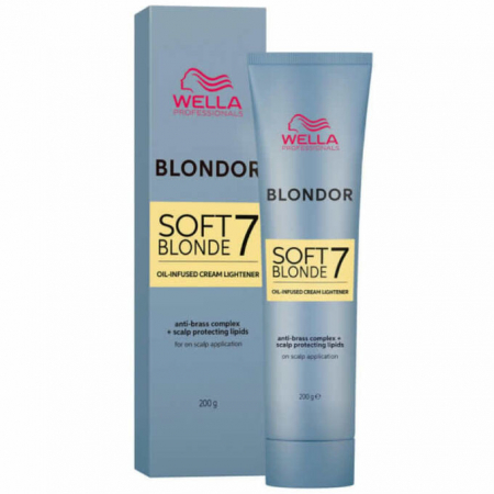 PAR - Wella Professionals Crema profesionala pentru decolorare 7 tonuri Blondor Soft Blonde 200g