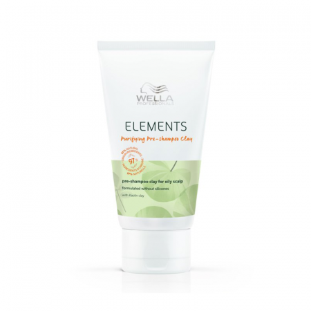 PAR - Wella Professionals Elements Purifying Pre-shampoo Clay - tratament purificator presamponare pentru scalp gras 70ml