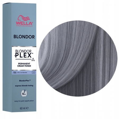PAR - Wella Professionals Toner pentru par blond /86 Ultra Cool Booster BlondorPlex 60ml