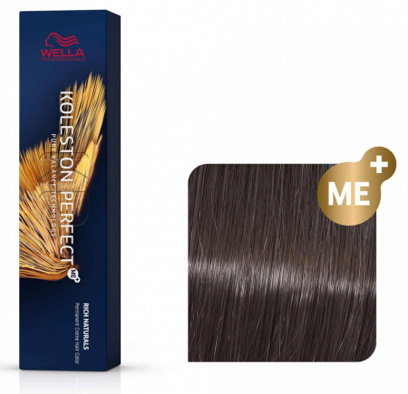 Vopsea par - Wella Professionals Vopsea de par permanenta Koleston Perfect 5/2 castaniu deschis mat 60ml