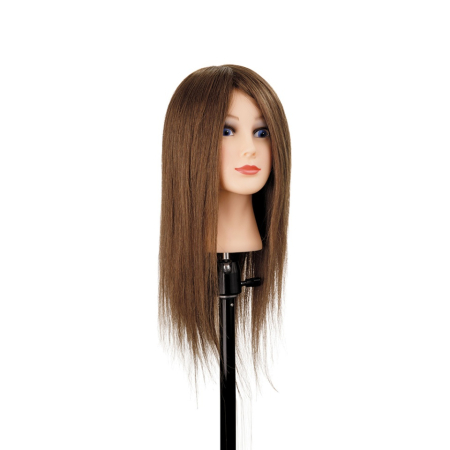 SALOANE - Xanitalia Manechin cu par natural castaniu 45-50cm