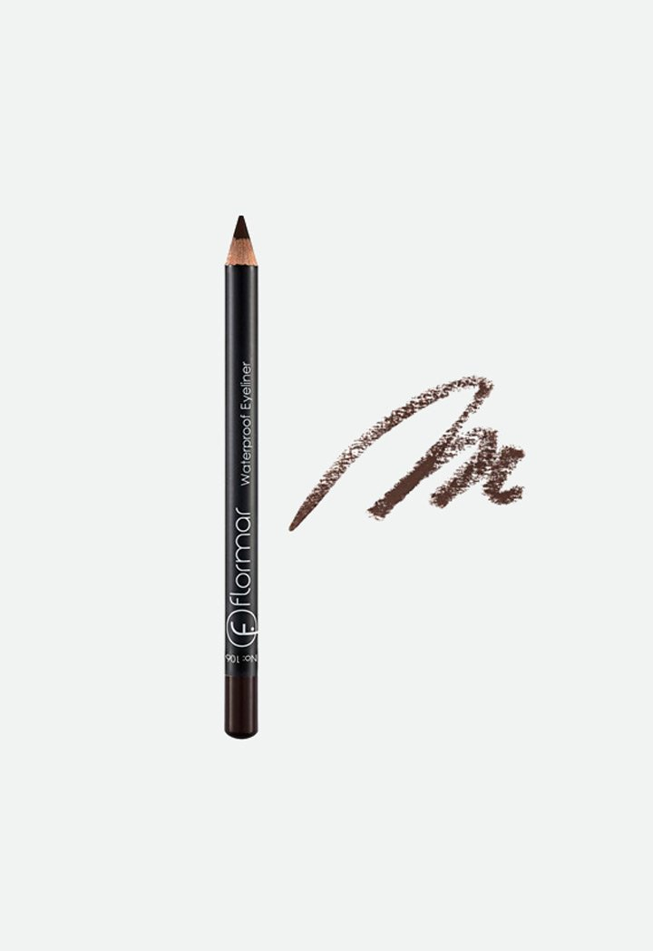 waterproof labels printer Flormar Creion Ochi Waterproof 106 Dark Chestnut 106 - Dark chestnut