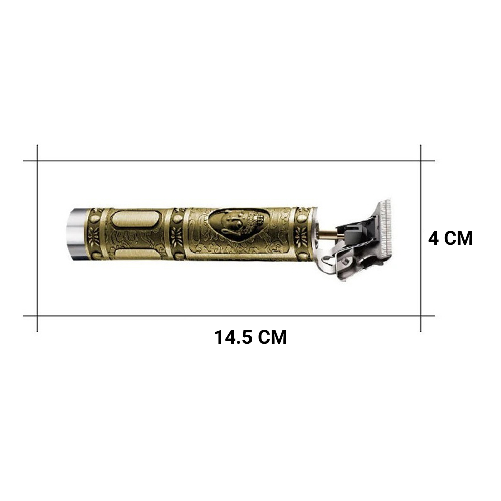 mașina de tuns câini flanco Masina de tuns Karemi cu acumulator, trimmer, model Buddha, incarcare USB, K-T9-2, gold