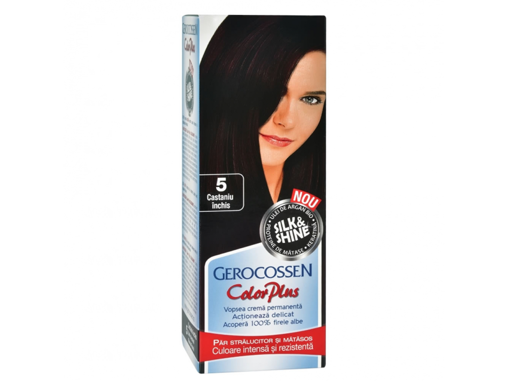 LaMimi.ro Vopsea de par gerocossen Color Plus 50 g 5 - Castaniu inchis