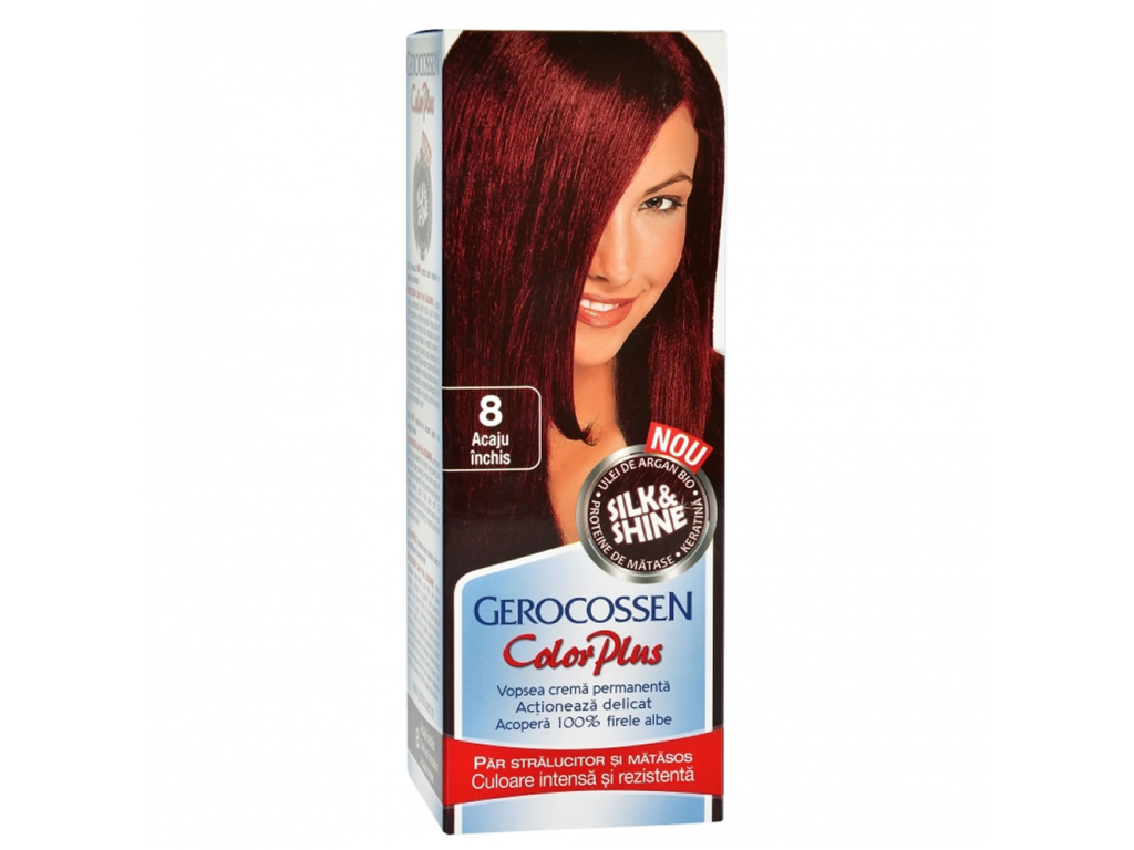 LaMimi.ro Vopsea de par gerocossen Color Plus 50 g 8 - Acaju inchis