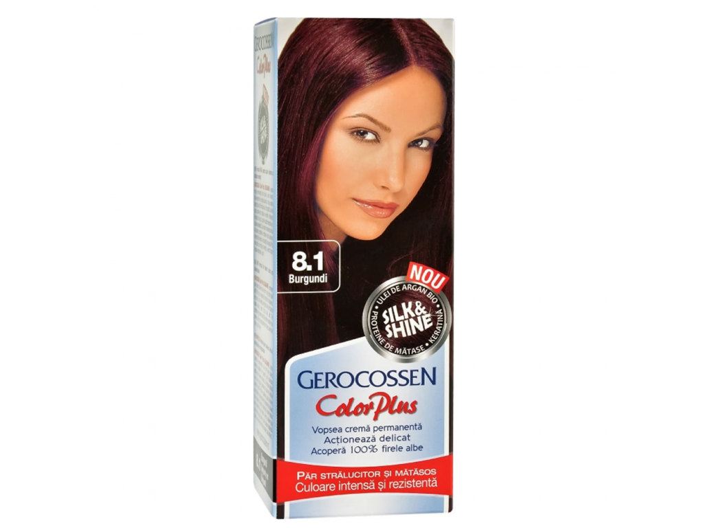 LaMimi.ro Vopsea de par gerocossen Color Plus 50 g 8.1 - Burgundi