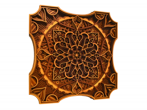 Tablou mandala din lemn - Nucleul [1]