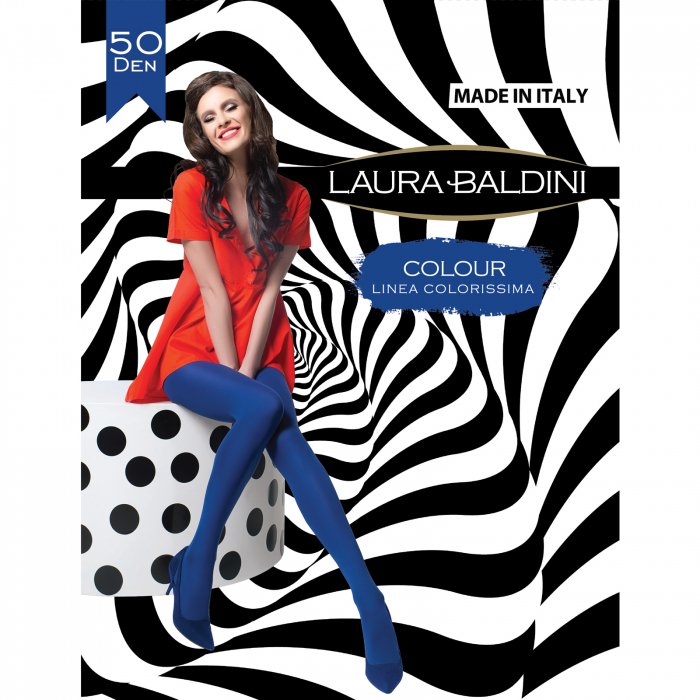 Dres COLOUR 50 den din microfibra, Albastru [5]