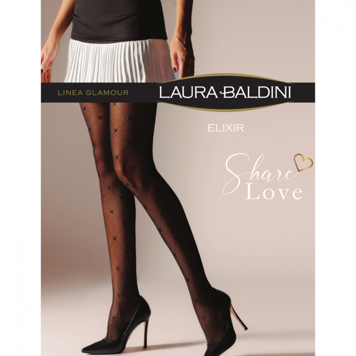 Dres model cu fundite ELIXIR 20 den, Negru [3]