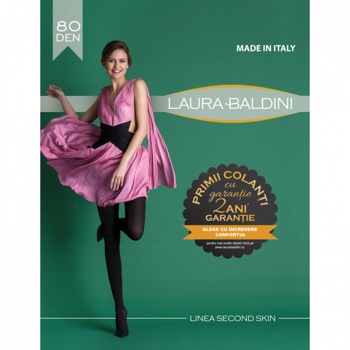Dres opac SECOND SKIN 80 den din microfibra 3D, GARANTIE 2 ANI, Cafeniu [3]