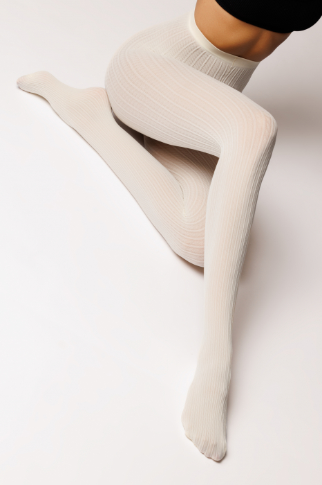 Dres tip impletitura SNOW, Alb [2]
