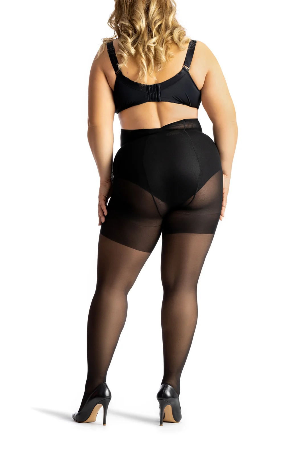 Dres special JOLLIE 20 DEN pentru marimi foarte mari, Negru [4]