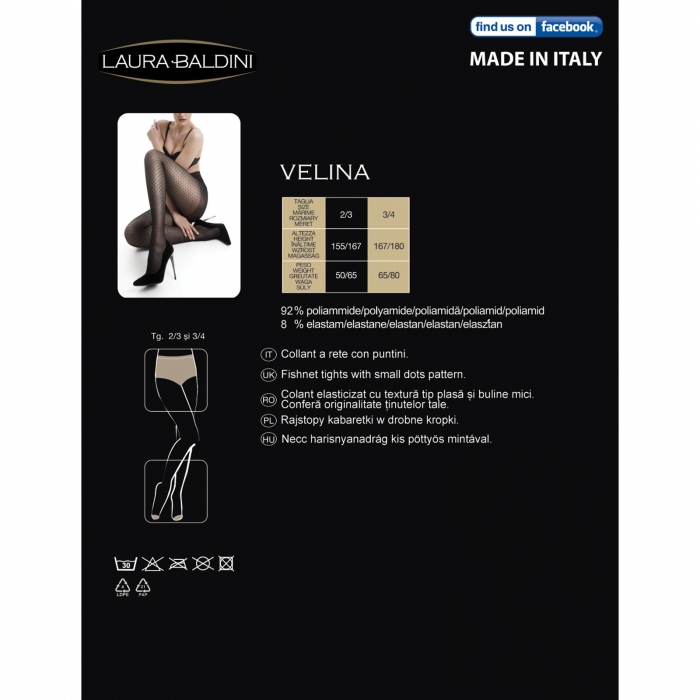 Dres cu picatele VELINA, Negru [4]