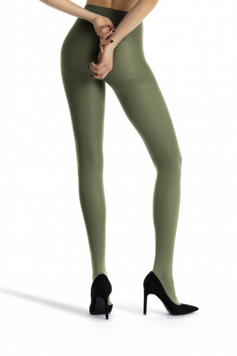 Dres VELVET 100 den din microfibra, Verde [2]