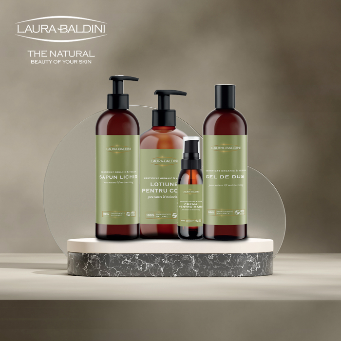 Lotiune hidratanta PURA NATURA, 100% ingrediente naturale, ORGANIC & VEGAN, Laura Baldini, 250 ml [9]