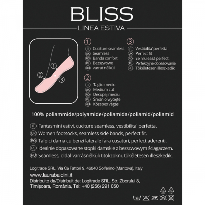 Talpici cu decupaj adanc si benzi laterale fara cusaturi BLISS, Bej [4]