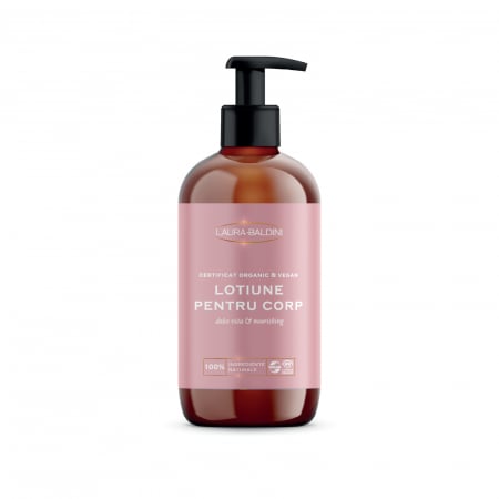 Lotiune nutritiva DOLCE VITA, 100% ingrediente naturale, ORGANIC & VEGAN, Laura Baldini, 250 ml