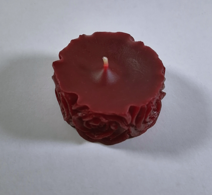 Lumanare decorativa parfumata, rosu, 5 cm [2]