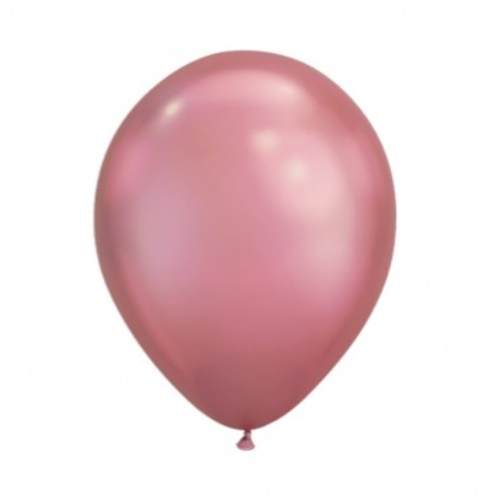Set 50 baloane cromate, roz, 30 cm [3]