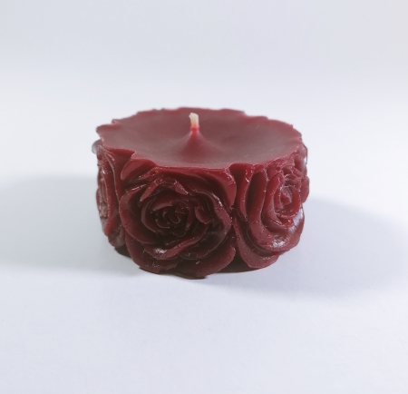 Lumanare decorativa parfumata, rosu, 5 cm [0]